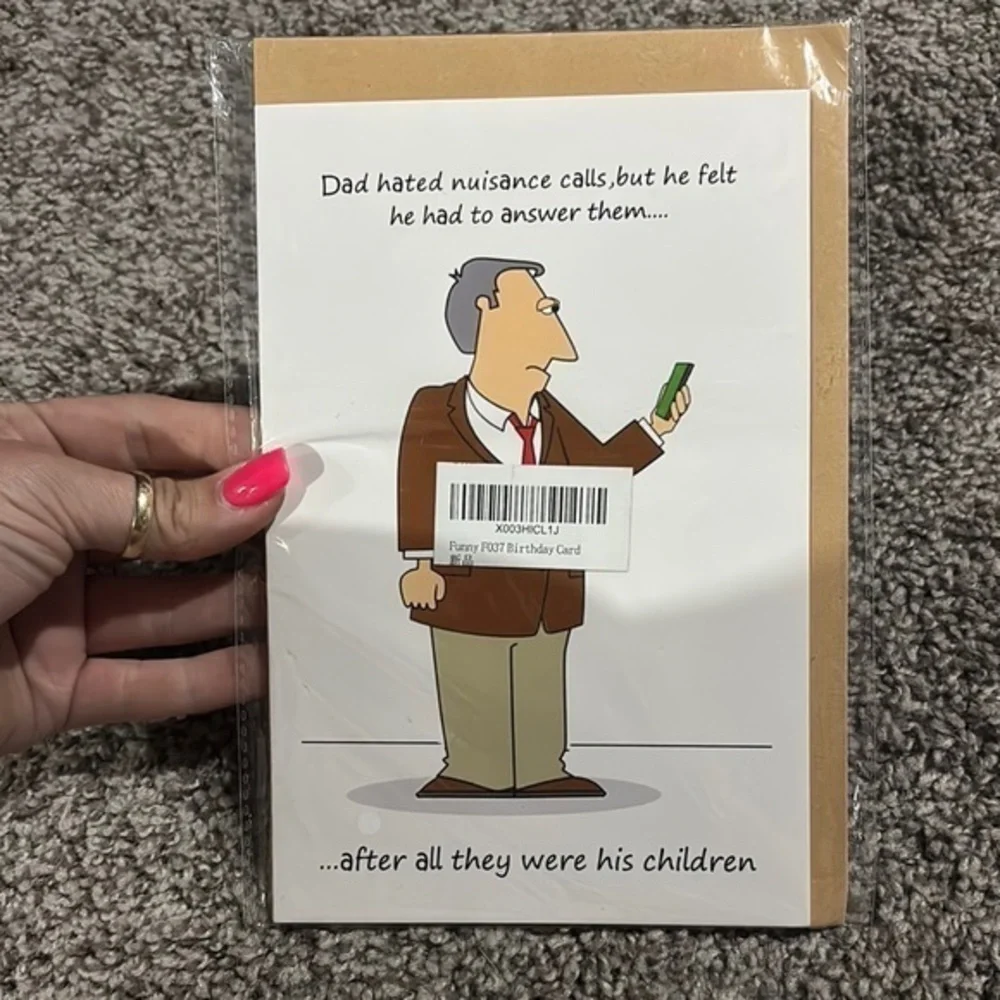 Funny Birthday Card with Envelope